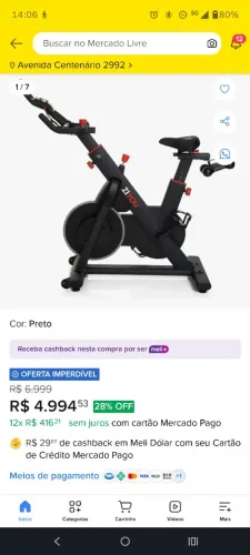 Smartbike, ergométrica 