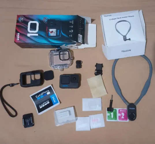 GoPro 10 + Sandisk Extreme 64gb + Acessórios variados