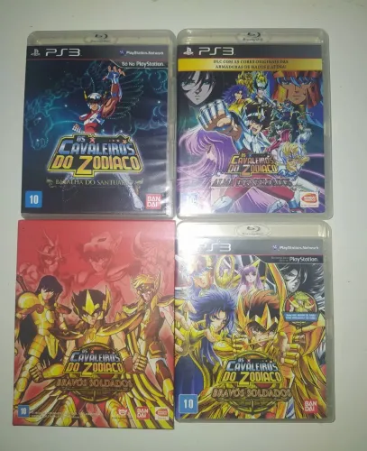 Coleção cavaleiros dos zodíaco PS3