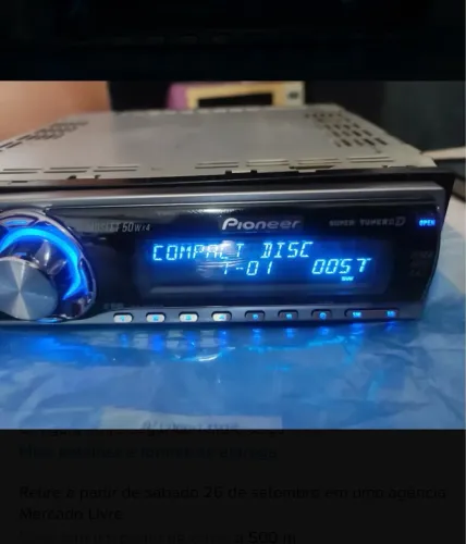 Aparelho De Som Automotivo Pioneer Deh-p5980ib (Usado)