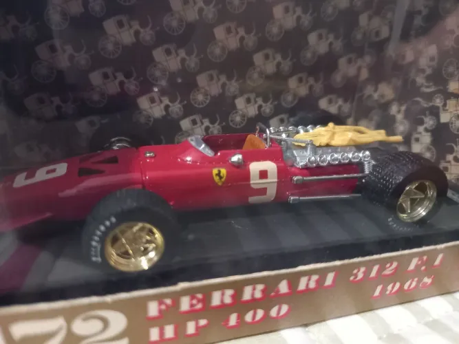 Miniatura F1 Ferrari 312 1968 escala 1:43