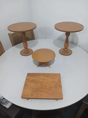 Kit com 4 provençal rustico em mdf
