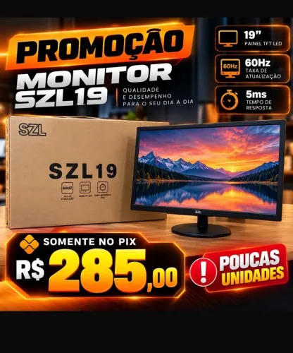 Monitor 19 Polegadas NOVOS NA CAIXA