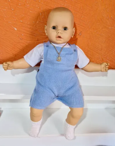 Boneca meu bebê menino 65cm anos 80 