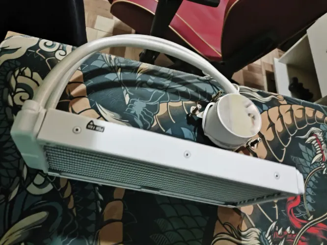 Water cooler Rise mode sem as fans 240mm branco 