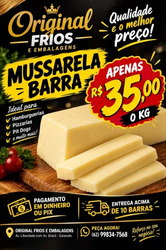 Mussarela barra