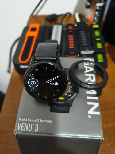 GARMIN VENU 3 ORIGINAL - IMPECÁVEL | COMPLETO + PROTEÇÕES | OPORTUNIDADE