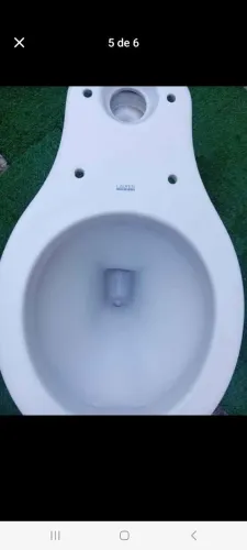 Vaso sanitário acoplado jato Plus,sem cx,cor cinza