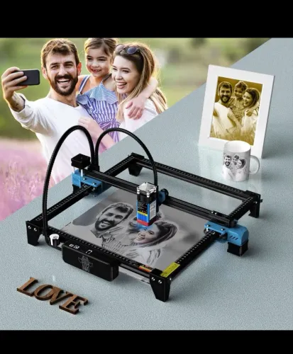 Máquina para corte de canecas, copos