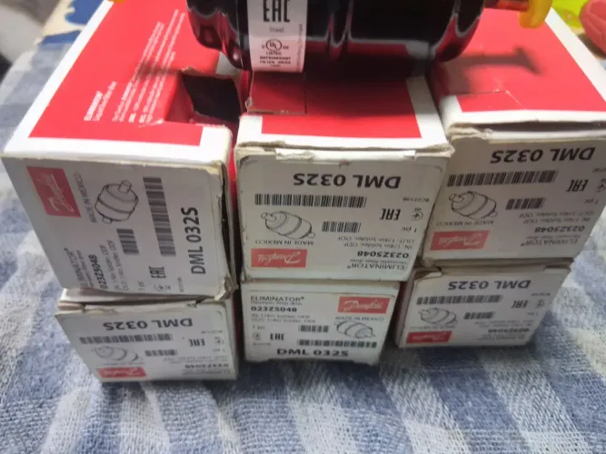 Kit com 6 filtros secador Danfoss Eliminator DML 032Se