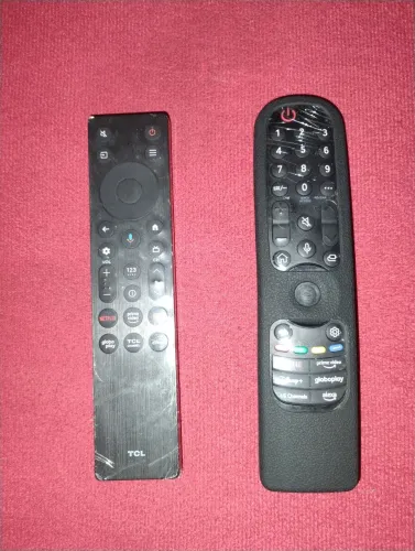 Controle tv Smart 4 k LG 70 polegadas / controle Tcl qled 65 polegadas