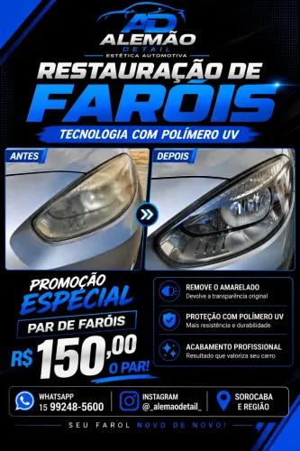 Recuperação de faróis a domicílio ?