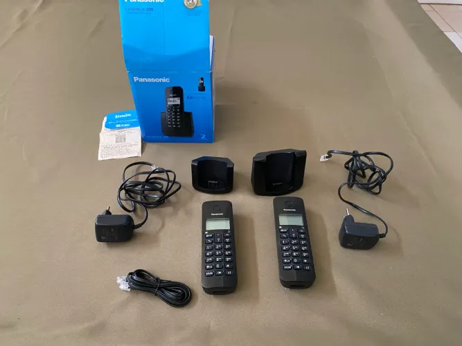 Telefone Sem Fio Panasonic + 1 Ramal - Panasonic (Na Caixa)