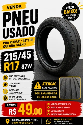 PNEU 215/45 R17 87W | OPORTUNIDADE