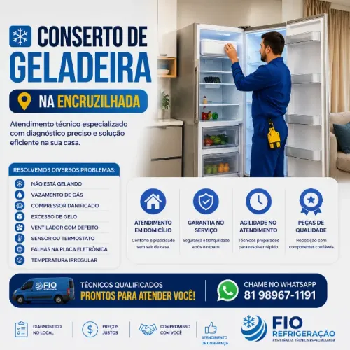 Conserto de Geladeira na Encruzilhada