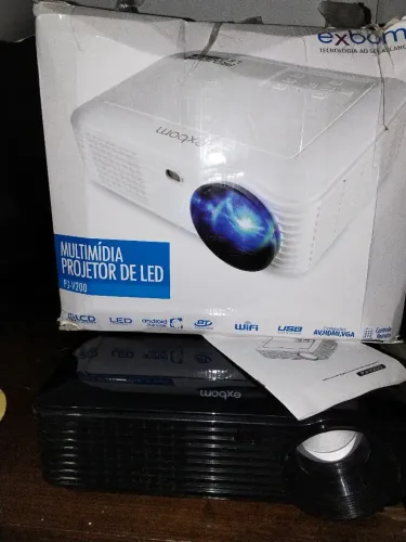 Projetor de multimídia de led pj-200