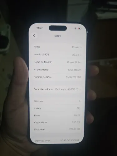 Iphone 17 pro 256gb