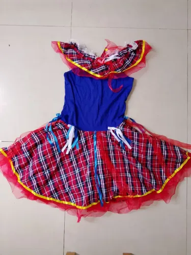 VESTIDO JUNINO DE SÃO JOÃO FEMININO