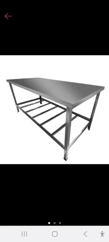 Mesa inox 1.99x0.55