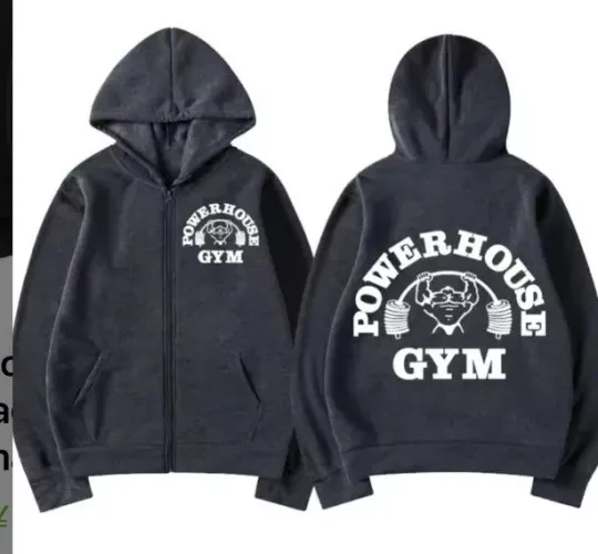 Moleton Canguru Power House Gym com capuz Tamanho G Unisex