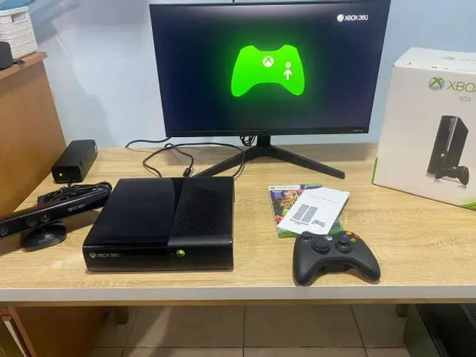 Xbox 360 na caixa