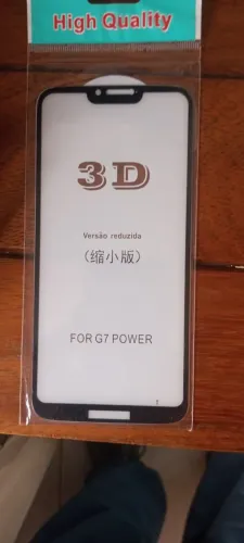 Película de vidro para moto G7 Power