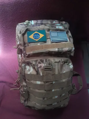 Mochila Militar Tática 50L Camuflada