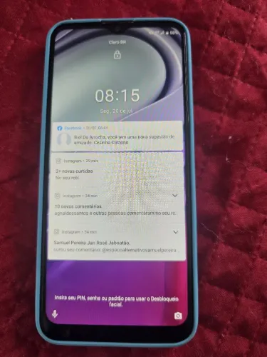 Vendo celular moto G20