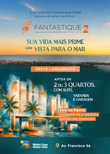 Apartamentos de 2 ou 3 quartos. Bairro Jacarecanga.
