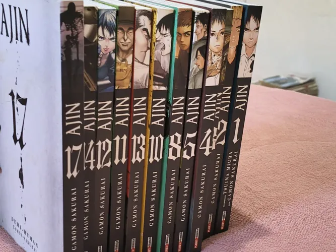 Mangá - Ajin - 1 a 5, 8, 10 a 14 e 17