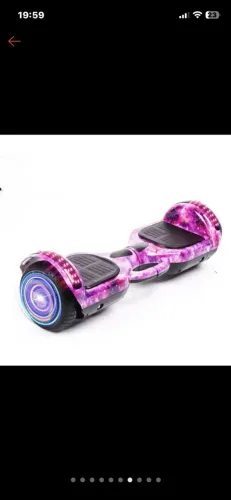 Hoverboard Infantil 6.5" - Skate Elétrico com LED Inteligente Bluetooth e Bateria Forte