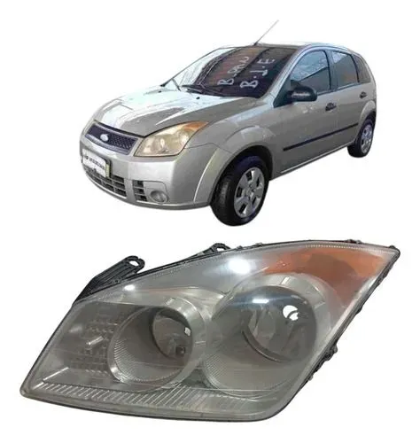 Farol Ford Fiesta 2007 a 2011 Lado Esquerdo