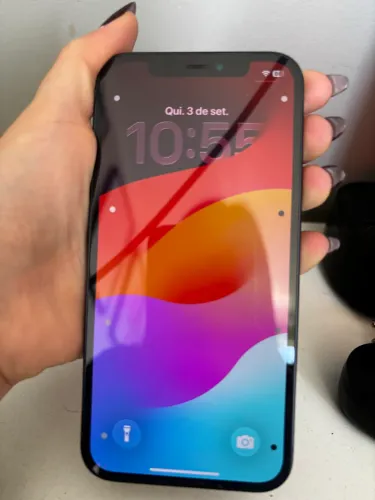 iPhone 12 128GB Preto - Em perfeita condição de uso