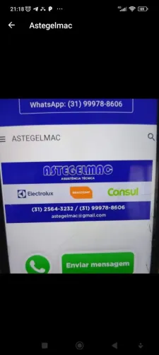 Assistência Técnica Geladeiras Máquina Lavar em Contagem.