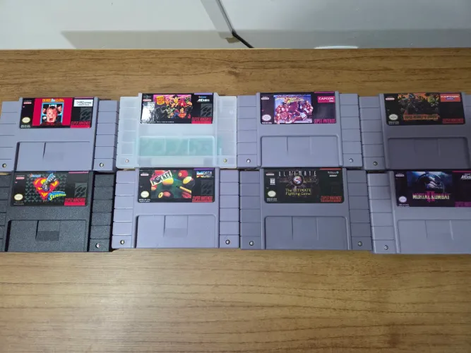 Fitas paralelas super nintendo