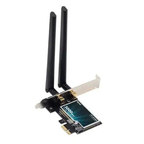 Placa de rede WiFi 6 AX200 PCIex 2.4G/5Ghz 802.11AX Bluetooth5.2 - FV-AX200