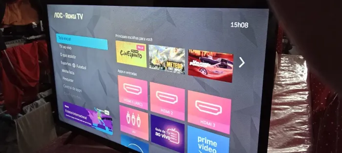 Vendo essa tv da marca AOC de 32 polegadas SMART completa