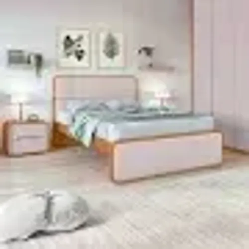 Cama Casal Loop Luxo 1,40m Easy Like Conforto e Estilo Moderno