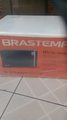 Microondas Brastemp inox 32 Litros NOVO