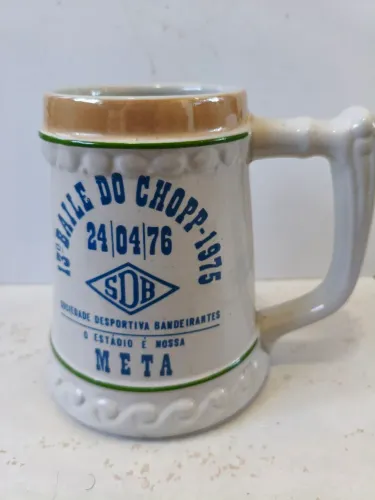 Antiga caneca de chopp anos 70  item de colecionador