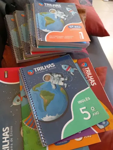 Promoção!!!Livros sistema de ensino Trilhas 5 ano