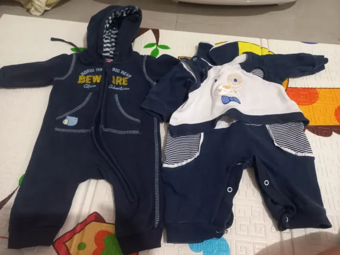 Kit 2 macacões de frio para bebê