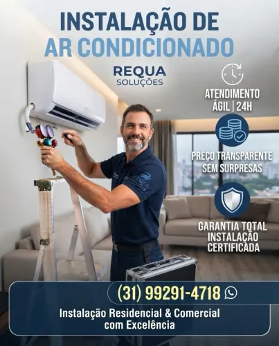 Instalação ar condicionado