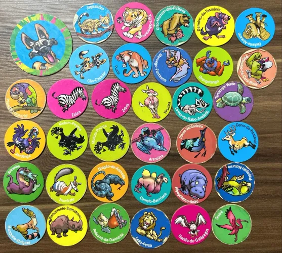 Tazos animais em extinção