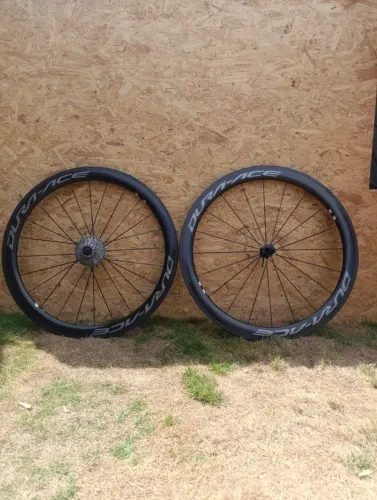 Par de rodas carbono 50mm + k7