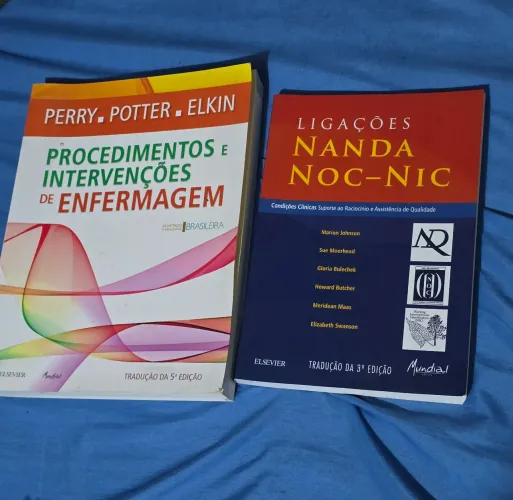 LIVROS DE SAÚDE E ENFERMAGEM, ÓTIMO ESTADO (LEIA A DESCRIÇÃO)