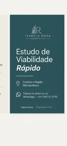 Estudo de Viabilidade de Terreno | Engenheira Civil | Curitiba e RMC