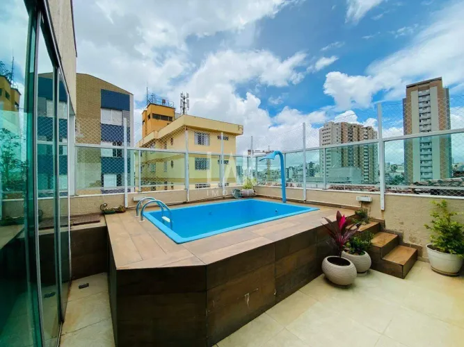 Cobertura à venda, 4 quartos, 1 suíte, 2 vagas, Nova Suíssa - Belo Horizonte/MG