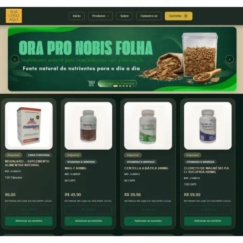 Sites profissional para sua loja com painel administrativo