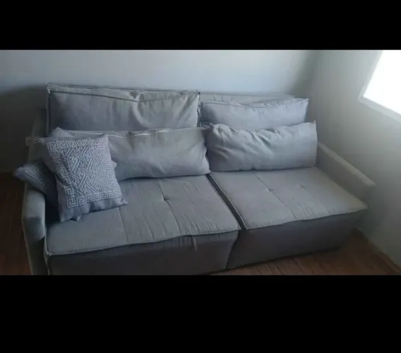 Sofá Cama Retrátil e Reclinável Realeza PLUS - Semi Novo